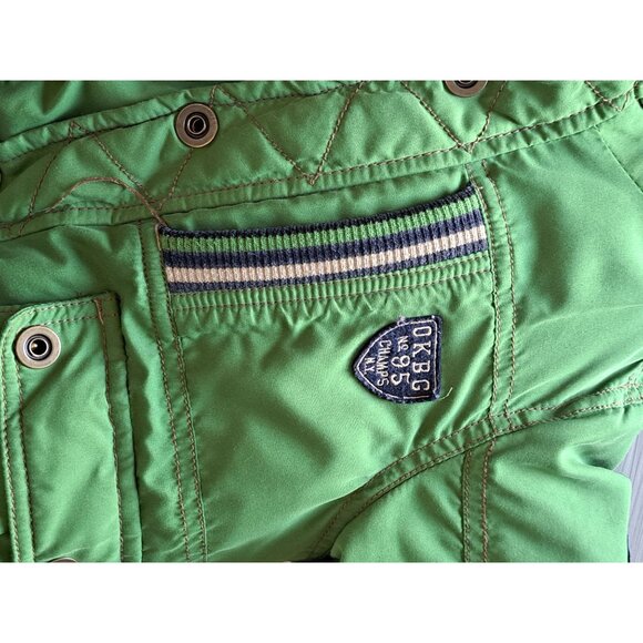 OshKosh B'Gosh Boys Size 4 Hooded Toddler Jacket Sherpa Lining  Pockets Thick - Picture 3 of 9